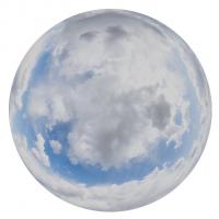 12K clouded skydome HDRi panorama